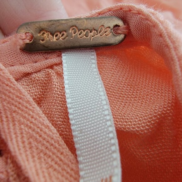 Free People Romper Sahara Layered Short Sleeve Boho Romper Shorts Size 0 EUC - Picture 8 of 13